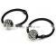 2015 wholesale hair jewelry rope women fashion neon ball crystal girls elastic hair bands,