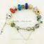 MNP120 2015 Charm jewelry bracelet European style beaded crystal bracelets