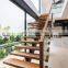 Beautifully contemporary australian design Victorian Ash timber with clear glass stairs