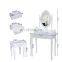 modern white wooden dressing table designs