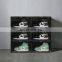 clear plastic acrylic storage box plastic large stackable transparent High Quality Foldable Shoe Case