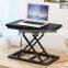 cheap home office portable height adjustable foldable aluminium top computer laptop stand table computer desk