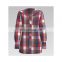 Red and white checked yarn-dyed poplin  New Development Design 100%Cotton Yarn Dye yarn-dyed fabric for shirt