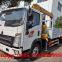 Customized SINO TRUK HOWO 4*2 4T 116hp diesel cargo truck with crane for sale,