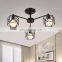 Individual Decorative Vintage Industrial Style Chandelier Circle Metal Cage Ceiling Light