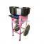 New Commercial Electric Cotton Candy Machine/Candy Floss Maker Pink with Cart