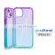 New Gradient Color Cover Case Shockproof TPU PC Colorful Cell Phone Case  for iPhone 14