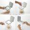 In Stock Desktop Mini Trash Can Flip Iron Garbage Bag Holder Home Kitchen Countertop Office Dining Table Storage Basket