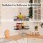 Corner Shower Caddy  Bathroom Shelf with 8 Pack Powerful Adhesive Hooks