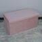 Velvet Ottoman-Pink