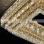Extra Large Ceiling Crystal Chandelier Luxury Gold K9 Crystal Lighting Flush Mounted Hotel Chandelier