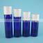 high quality 150ml blue pet plastic lotion bottle with cap