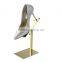 Polished Gold Metal shoe display stands, shoe store display racks                        
                                                Quality Choice