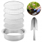Soil Sifter Stainless Steel Riddle Sieve Set for Gardening With 5 Sizes 8