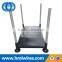 Staking metal storage portable post pallet