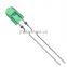 Diffused Green 5mm Green Oval Led Diode without stopper