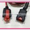 2 PIN Red Male Connector With 14GA 2 Cord 1.5M SR And Tinned Wire Harness