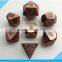 high quality metal polyhedral dice