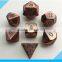 high quality metallic d&d dice game set