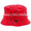 Wholesale customized custom printting bucket hats high quality woven label bucket hats