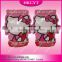 Cute design hello kitty plastic package bag/free shaped package bag