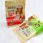 zipper eight side sealing bag with square bottom for pet food