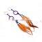 New Fashion Gift Handmade Feather Dream Catcher Key Chain Women Vintage Unique Style Key Chain