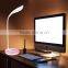 JK-848 indoor modern battery operated funky table lamps rainbow color cordless USB rechargeable hotel led desk lamp