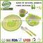 NEW design decal bamboo fibre children dinner set ,3pcs kids dinner set lovely