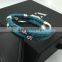 2015 New Arrival Genuine Polished 4mm 5mm 6mm women python Leather bracelet design