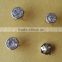 Metal Nail Head With Rhinestone Prong Studs For Handbag/Shoes/Clothes --- A015                        
                                                Quality Choice