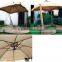 9' X 9' SQUARE OFFSET PATIO UMBRELLA w/ NETTING