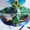Wholesale Beautiful Design Venetian Mask Green Peacock Feather Halloween