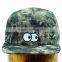 dongguan wholesale unconstructed flat bill 5 panel caps