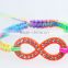 Fashion Colorful Cheap Kids Plastic Bracelet