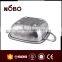 square stainless steel rice colander set with handle
