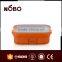 colorful stainless steel bento lunch box with PP lid