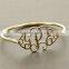 JOKER CABINET CUTOUT MONOGRAM GOLD BANGLE PERSONALIZED BANGLE                        
                                                Quality Choice