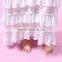 wholesale price new model cheap girl dress kid White color with sleeveless fashion summer girls dress