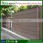 Wood plastic composite fence and wall panel for Innovative decorative outdoor handrails and fences