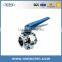 High Quality Stainless Steel Sanitary Butterfly Valve Manufacture CE/ISO