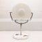Single side free rotating stand mirror with bluetooth speaker