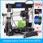 Cheapest price Prusa i3 3D printer kit 3D printing machine Acrylic desktop 3D printer ABS PLA big printing size 210*210*210mm