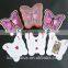 paper plastic heart shaped cards with custom logo