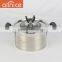 The butterfly shape Knob Korean looking nice packing 6pcs induction stainless steel cooking pot set perfectly for promotion