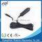 Car cigarette lighter plug to DC plug with cable