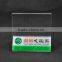 3 Sided Unique Design Rotate Black Acrylic Table Tent Card Holder