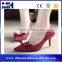 Beautiful suede upper universal party office ladies shoes