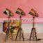 European Retro copper tripod table lamp made by iron LGM020T