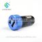 Blue and Black Color Dual 2.4 Output USB Chargers for Auto Car Cigarette Lighter Power Bank